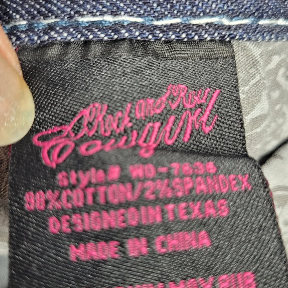 Nwt Rock And Roll Cowgirl Low Rise Bootcut Jeans Size 27 × 32